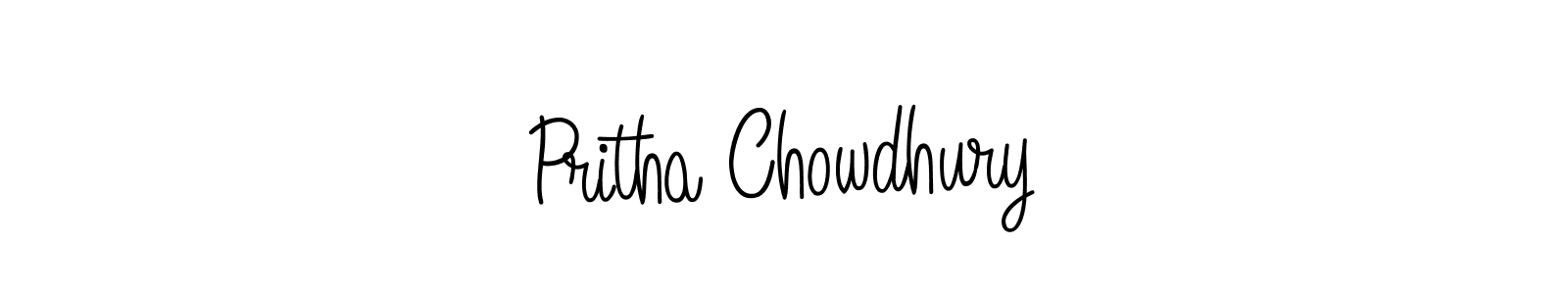 Make a short Pritha Chowdhury signature style. Manage your documents anywhere anytime using Angelique-Rose-font-FFP. Create and add eSignatures, submit forms, share and send files easily. Pritha Chowdhury signature style 5 images and pictures png