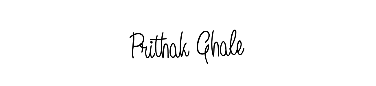 How to Draw Prithak Ghale signature style? Angelique-Rose-font-FFP is a latest design signature styles for name Prithak Ghale. Prithak Ghale signature style 5 images and pictures png