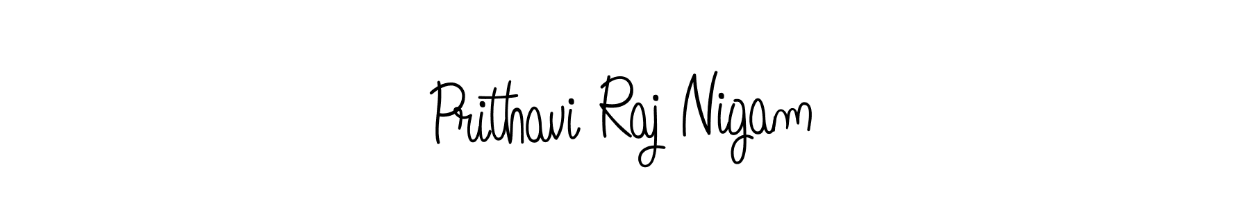 Also we have Prithavi Raj Nigam name is the best signature style. Create professional handwritten signature collection using Angelique-Rose-font-FFP autograph style. Prithavi Raj Nigam signature style 5 images and pictures png