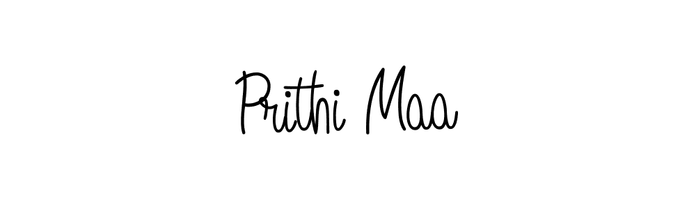 Prithi Maa stylish signature style. Best Handwritten Sign (Angelique-Rose-font-FFP) for my name. Handwritten Signature Collection Ideas for my name Prithi Maa. Prithi Maa signature style 5 images and pictures png