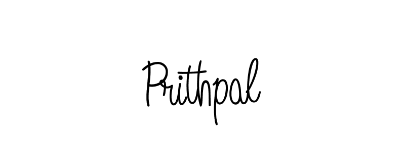 Prithpal stylish signature style. Best Handwritten Sign (Angelique-Rose-font-FFP) for my name. Handwritten Signature Collection Ideas for my name Prithpal. Prithpal signature style 5 images and pictures png