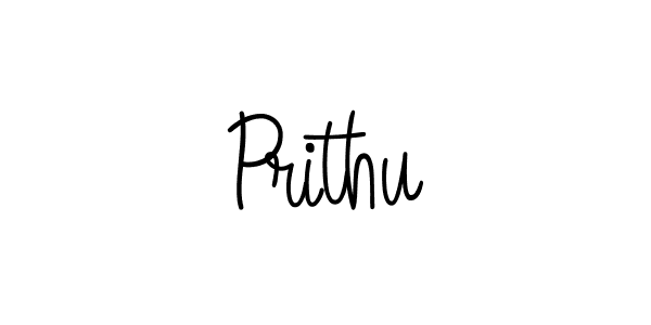 Prithu stylish signature style. Best Handwritten Sign (Angelique-Rose-font-FFP) for my name. Handwritten Signature Collection Ideas for my name Prithu. Prithu signature style 5 images and pictures png