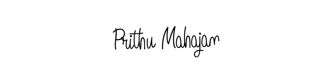 Best and Professional Signature Style for Prithu Mahajan. Angelique-Rose-font-FFP Best Signature Style Collection. Prithu Mahajan signature style 5 images and pictures png