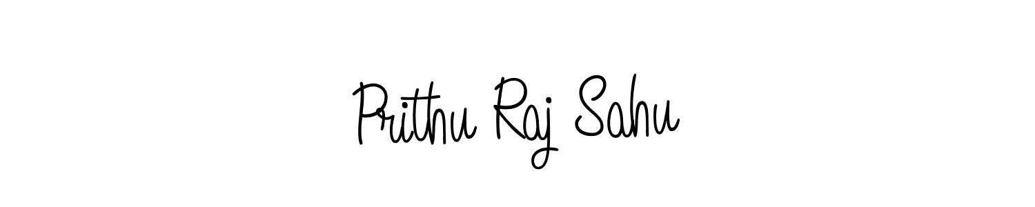 Make a beautiful signature design for name Prithu Raj Sahu. With this signature (Angelique-Rose-font-FFP) style, you can create a handwritten signature for free. Prithu Raj Sahu signature style 5 images and pictures png