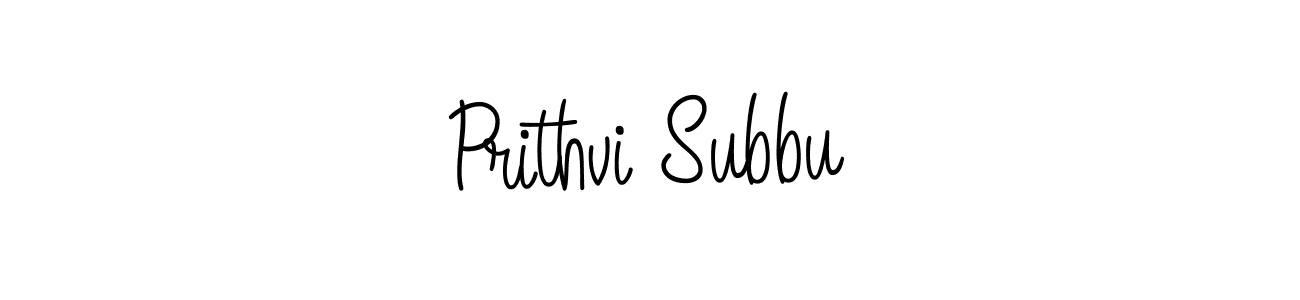 Check out images of Autograph of Prithvi Subbu name. Actor Prithvi Subbu Signature Style. Angelique-Rose-font-FFP is a professional sign style online. Prithvi Subbu signature style 5 images and pictures png