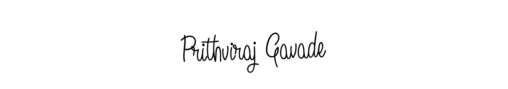 Design your own signature with our free online signature maker. With this signature software, you can create a handwritten (Angelique-Rose-font-FFP) signature for name Prithviraj Gavade. Prithviraj Gavade signature style 5 images and pictures png