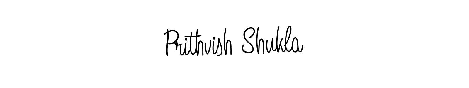 How to make Prithvish Shukla signature? Angelique-Rose-font-FFP is a professional autograph style. Create handwritten signature for Prithvish Shukla name. Prithvish Shukla signature style 5 images and pictures png