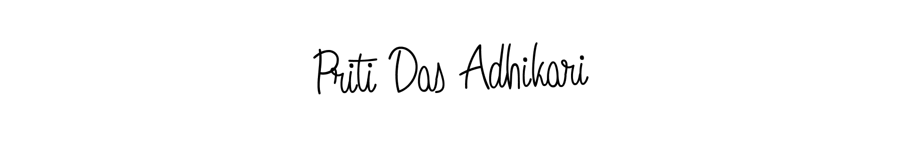 You can use this online signature creator to create a handwritten signature for the name Priti Das Adhikari. This is the best online autograph maker. Priti Das Adhikari signature style 5 images and pictures png