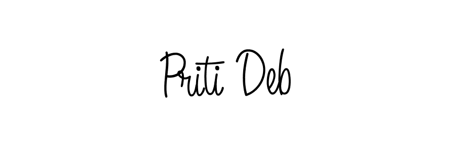 Make a short Priti Deb signature style. Manage your documents anywhere anytime using Angelique-Rose-font-FFP. Create and add eSignatures, submit forms, share and send files easily. Priti Deb signature style 5 images and pictures png
