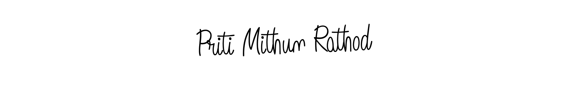How to Draw Priti Mithun Rathod signature style? Angelique-Rose-font-FFP is a latest design signature styles for name Priti Mithun Rathod. Priti Mithun Rathod signature style 5 images and pictures png