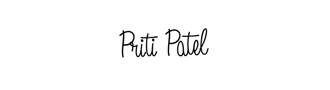 Create a beautiful signature design for name Priti Patel. With this signature (Angelique-Rose-font-FFP) fonts, you can make a handwritten signature for free. Priti Patel signature style 5 images and pictures png