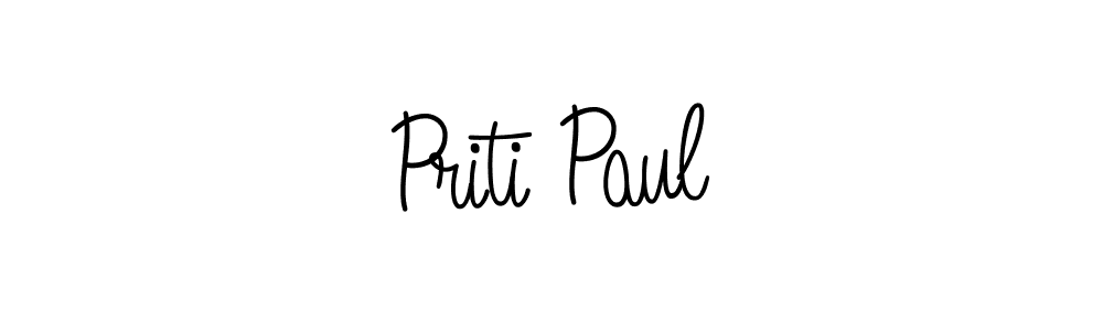 Also we have Priti Paul name is the best signature style. Create professional handwritten signature collection using Angelique-Rose-font-FFP autograph style. Priti Paul signature style 5 images and pictures png