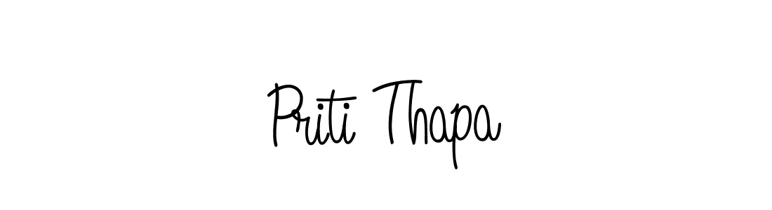 Similarly Angelique-Rose-font-FFP is the best handwritten signature design. Signature creator online .You can use it as an online autograph creator for name Priti Thapa. Priti Thapa signature style 5 images and pictures png