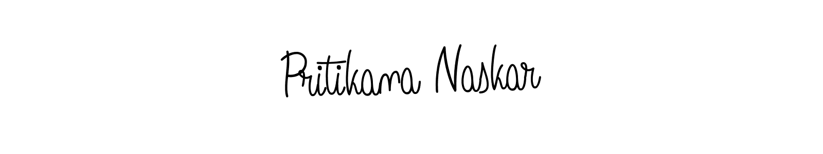 if you are searching for the best signature style for your name Pritikana Naskar. so please give up your signature search. here we have designed multiple signature styles  using Angelique-Rose-font-FFP. Pritikana Naskar signature style 5 images and pictures png