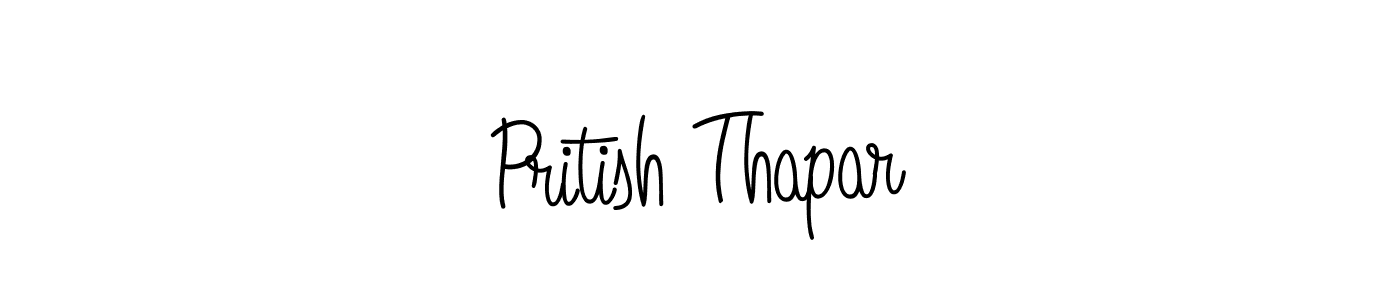 Once you've used our free online signature maker to create your best signature Angelique-Rose-font-FFP style, it's time to enjoy all of the benefits that Pritish Thapar name signing documents. Pritish Thapar signature style 5 images and pictures png