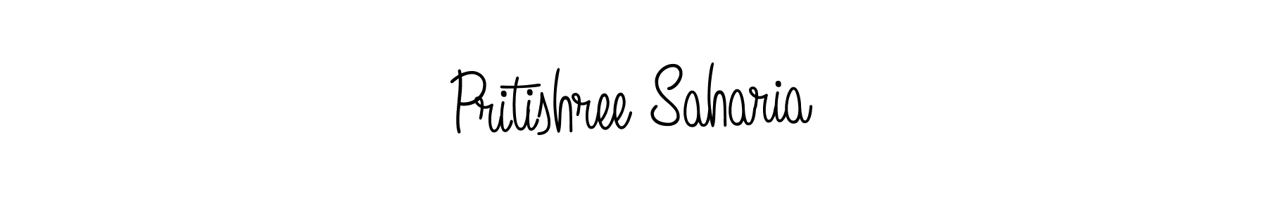 Create a beautiful signature design for name Pritishree Saharia. With this signature (Angelique-Rose-font-FFP) fonts, you can make a handwritten signature for free. Pritishree Saharia signature style 5 images and pictures png