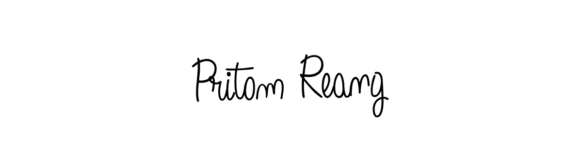 Make a beautiful signature design for name Pritom Reang. With this signature (Angelique-Rose-font-FFP) style, you can create a handwritten signature for free. Pritom Reang signature style 5 images and pictures png