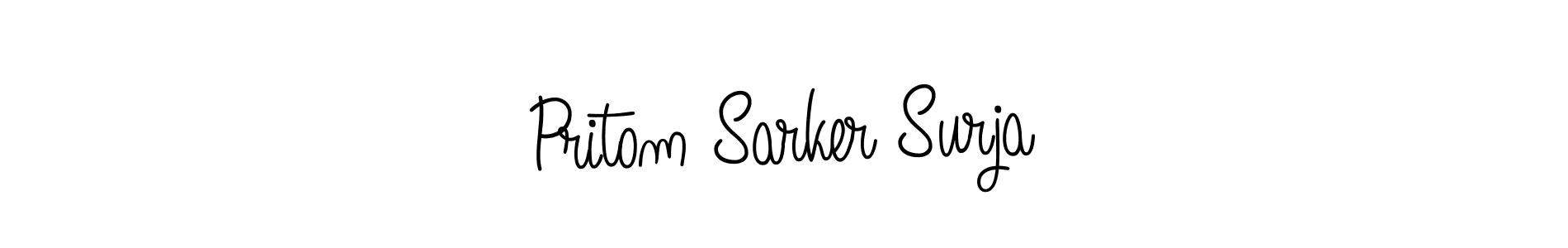 How to Draw Pritom Sarker Surja signature style? Angelique-Rose-font-FFP is a latest design signature styles for name Pritom Sarker Surja. Pritom Sarker Surja signature style 5 images and pictures png