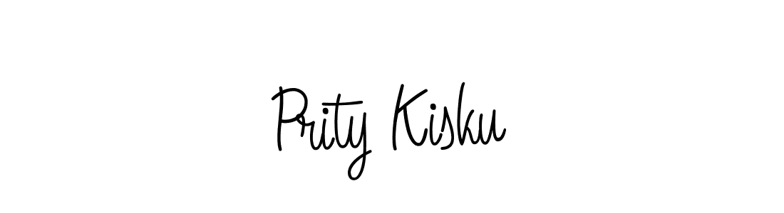 How to make Prity Kisku signature? Angelique-Rose-font-FFP is a professional autograph style. Create handwritten signature for Prity Kisku name. Prity Kisku signature style 5 images and pictures png