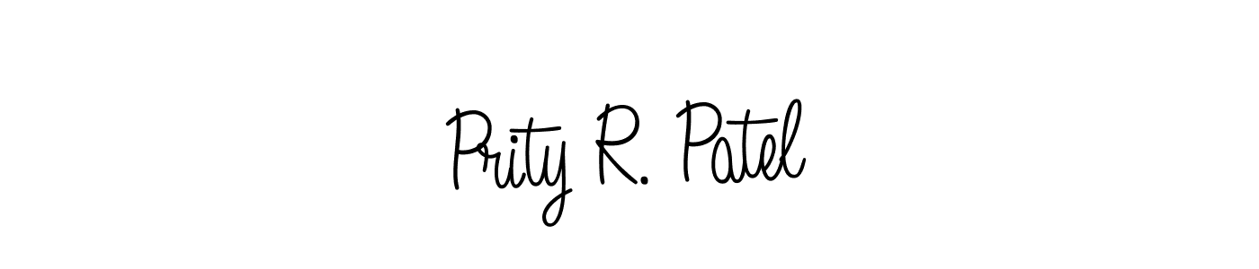 Make a beautiful signature design for name Prity R. Patel. Use this online signature maker to create a handwritten signature for free. Prity R. Patel signature style 5 images and pictures png