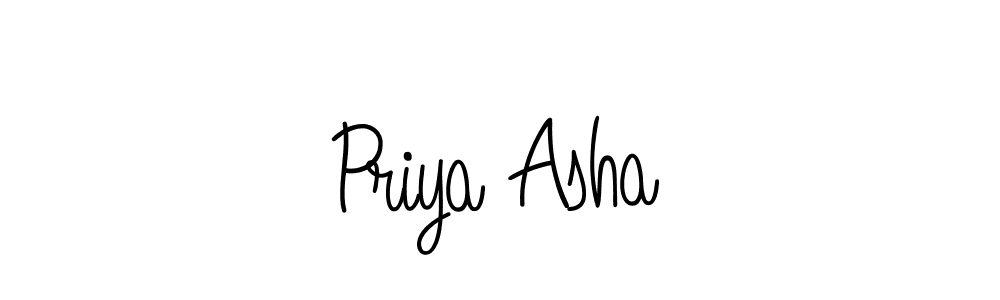 Angelique-Rose-font-FFP is a professional signature style that is perfect for those who want to add a touch of class to their signature. It is also a great choice for those who want to make their signature more unique. Get Priya Asha name to fancy signature for free. Priya Asha signature style 5 images and pictures png