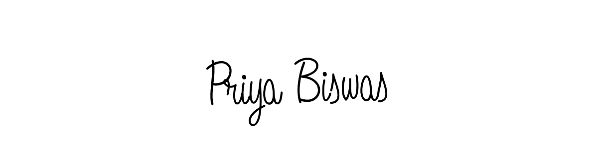 Create a beautiful signature design for name Priya Biswas. With this signature (Angelique-Rose-font-FFP) fonts, you can make a handwritten signature for free. Priya Biswas signature style 5 images and pictures png