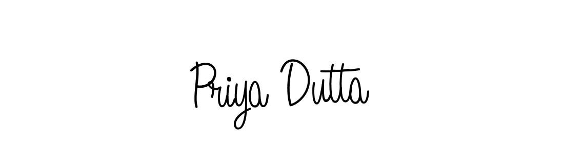 Similarly Angelique-Rose-font-FFP is the best handwritten signature design. Signature creator online .You can use it as an online autograph creator for name Priya Dutta. Priya Dutta signature style 5 images and pictures png