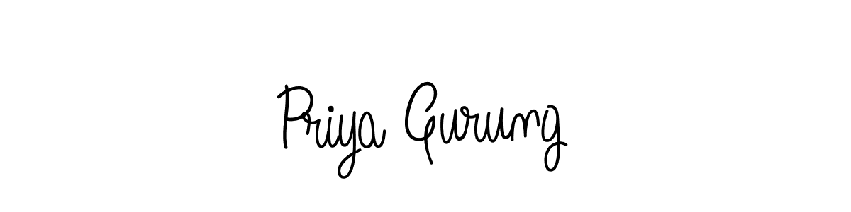 Make a short Priya Gurung signature style. Manage your documents anywhere anytime using Angelique-Rose-font-FFP. Create and add eSignatures, submit forms, share and send files easily. Priya Gurung signature style 5 images and pictures png