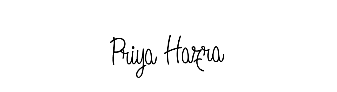 Also we have Priya Hazra name is the best signature style. Create professional handwritten signature collection using Angelique-Rose-font-FFP autograph style. Priya Hazra signature style 5 images and pictures png