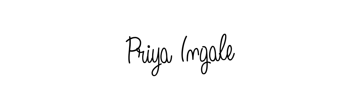 Make a beautiful signature design for name Priya Ingale. Use this online signature maker to create a handwritten signature for free. Priya Ingale signature style 5 images and pictures png