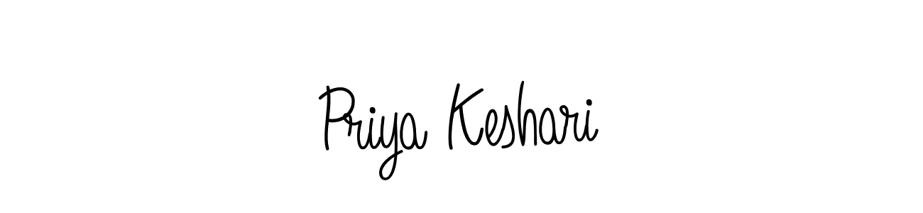 How to make Priya Keshari signature? Angelique-Rose-font-FFP is a professional autograph style. Create handwritten signature for Priya Keshari name. Priya Keshari signature style 5 images and pictures png