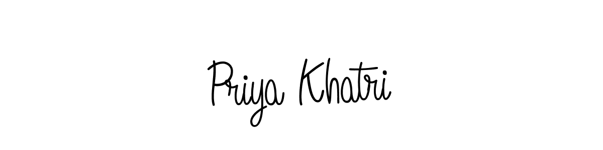 Best and Professional Signature Style for Priya Khatri. Angelique-Rose-font-FFP Best Signature Style Collection. Priya Khatri signature style 5 images and pictures png