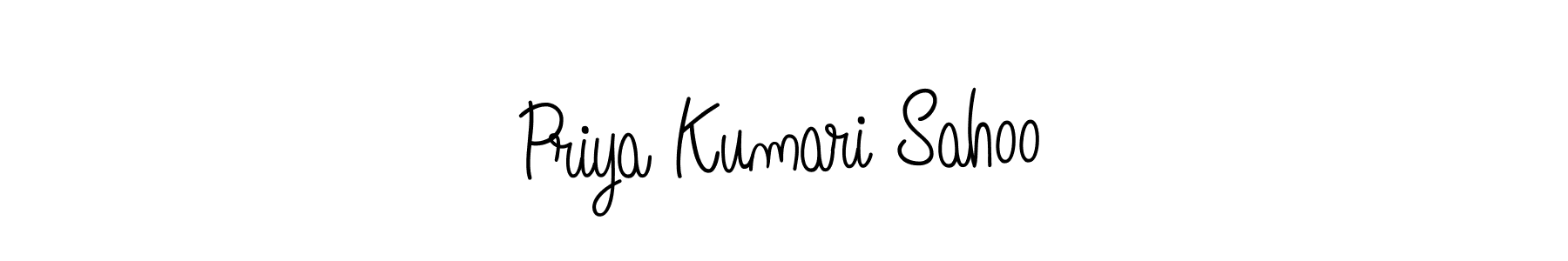 Priya Kumari Sahoo stylish signature style. Best Handwritten Sign (Angelique-Rose-font-FFP) for my name. Handwritten Signature Collection Ideas for my name Priya Kumari Sahoo. Priya Kumari Sahoo signature style 5 images and pictures png