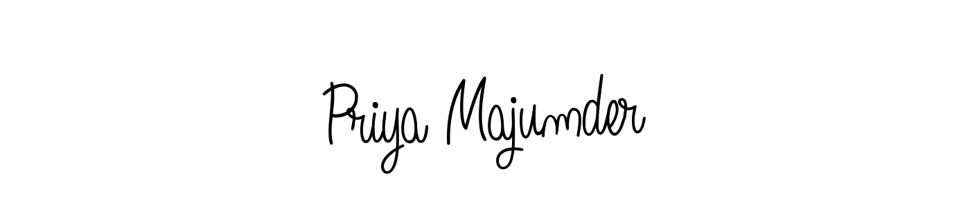 You can use this online signature creator to create a handwritten signature for the name Priya Majumder. This is the best online autograph maker. Priya Majumder signature style 5 images and pictures png