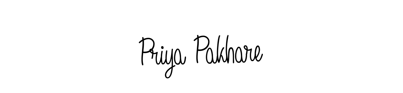 How to Draw Priya Pakhare signature style? Angelique-Rose-font-FFP is a latest design signature styles for name Priya Pakhare. Priya Pakhare signature style 5 images and pictures png
