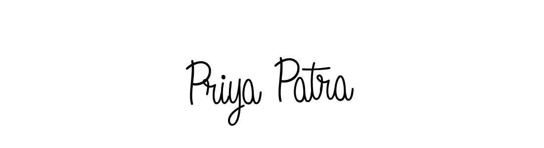 Design your own signature with our free online signature maker. With this signature software, you can create a handwritten (Angelique-Rose-font-FFP) signature for name Priya Patra. Priya Patra signature style 5 images and pictures png