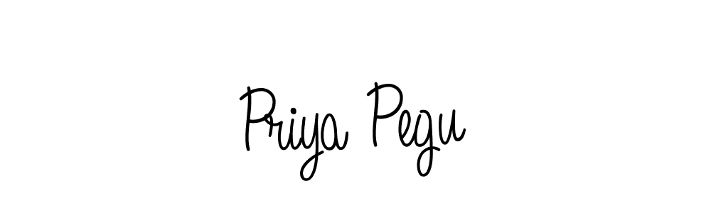 Once you've used our free online signature maker to create your best signature Angelique-Rose-font-FFP style, it's time to enjoy all of the benefits that Priya Pegu name signing documents. Priya Pegu signature style 5 images and pictures png