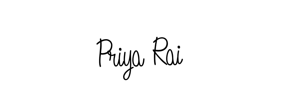 Also we have Priya Rai name is the best signature style. Create professional handwritten signature collection using Angelique-Rose-font-FFP autograph style. Priya Rai signature style 5 images and pictures png