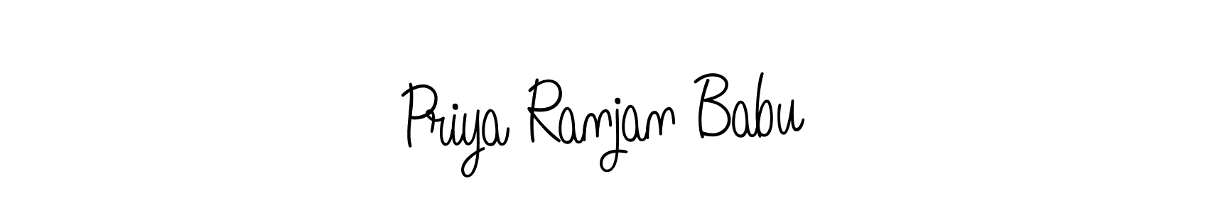 This is the best signature style for the Priya Ranjan Babu name. Also you like these signature font (Angelique-Rose-font-FFP). Mix name signature. Priya Ranjan Babu signature style 5 images and pictures png