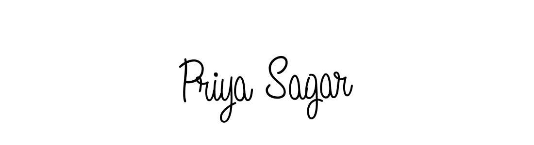 How to Draw Priya Sagar signature style? Angelique-Rose-font-FFP is a latest design signature styles for name Priya Sagar. Priya Sagar signature style 5 images and pictures png
