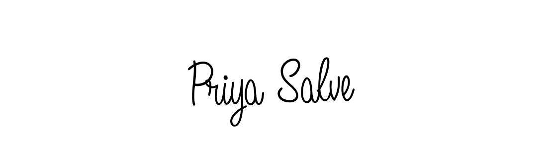 Best and Professional Signature Style for Priya Salve. Angelique-Rose-font-FFP Best Signature Style Collection. Priya Salve signature style 5 images and pictures png