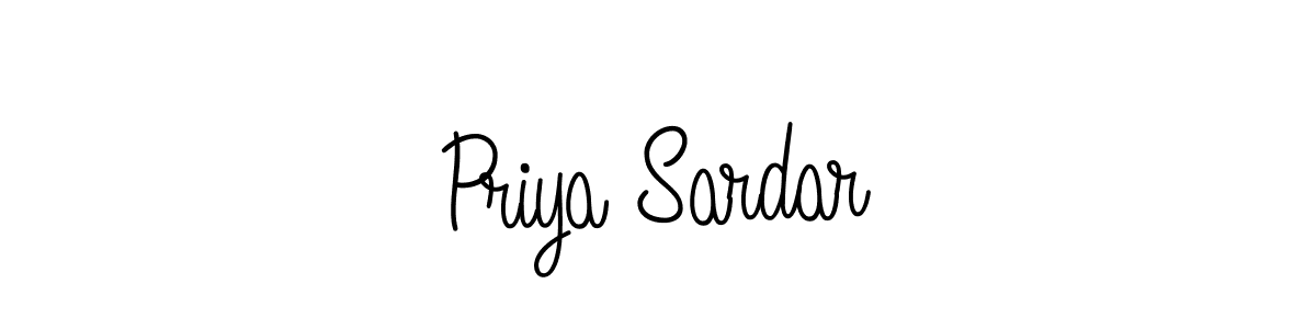 Best and Professional Signature Style for Priya Sardar. Angelique-Rose-font-FFP Best Signature Style Collection. Priya Sardar signature style 5 images and pictures png