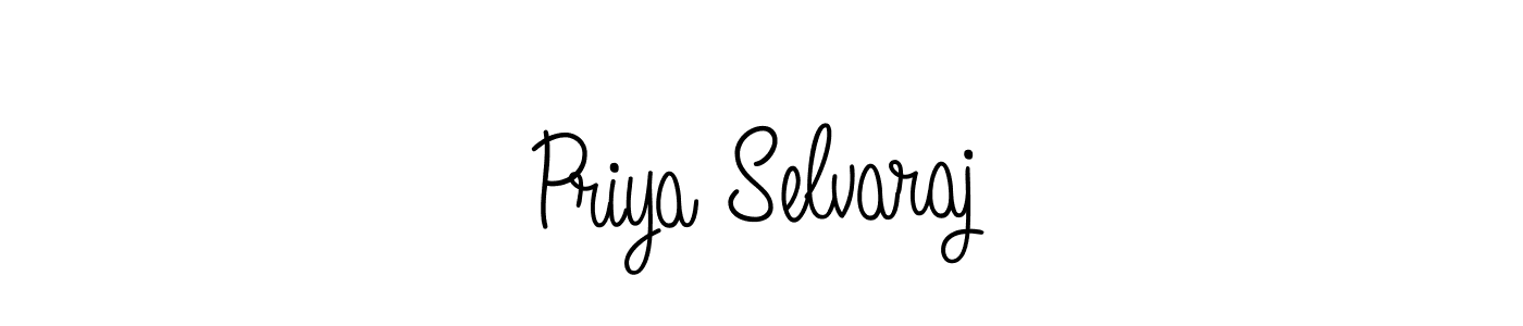 How to Draw Priya Selvaraj signature style? Angelique-Rose-font-FFP is a latest design signature styles for name Priya Selvaraj. Priya Selvaraj signature style 5 images and pictures png