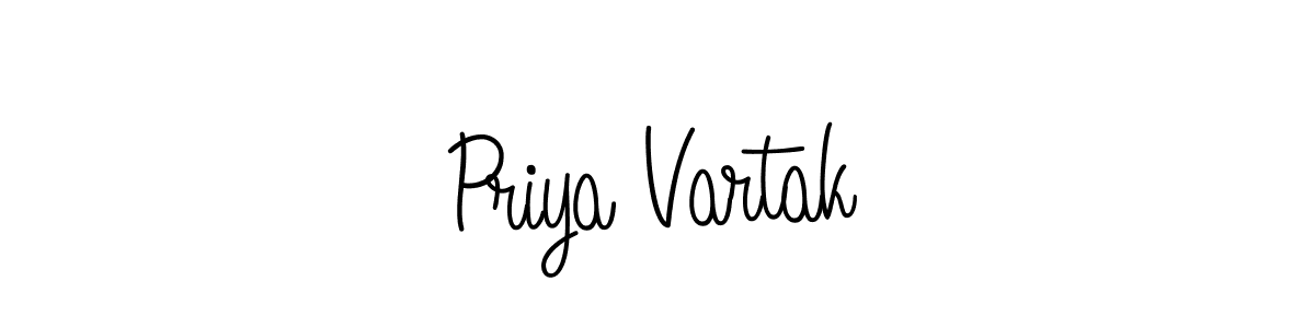 Also You can easily find your signature by using the search form. We will create Priya Vartak name handwritten signature images for you free of cost using Angelique-Rose-font-FFP sign style. Priya Vartak signature style 5 images and pictures png