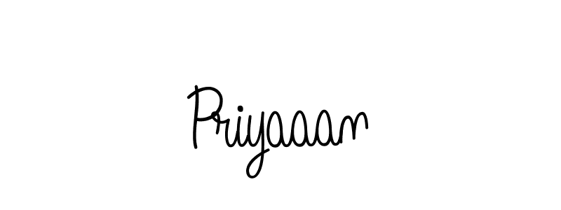 Use a signature maker to create a handwritten signature online. With this signature software, you can design (Angelique-Rose-font-FFP) your own signature for name Priyaaan. Priyaaan signature style 5 images and pictures png