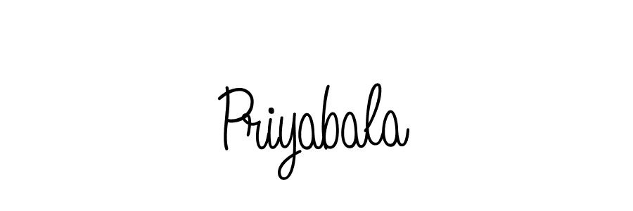 The best way (Angelique-Rose-font-FFP) to make a short signature is to pick only two or three words in your name. The name Priyabala include a total of six letters. For converting this name. Priyabala signature style 5 images and pictures png