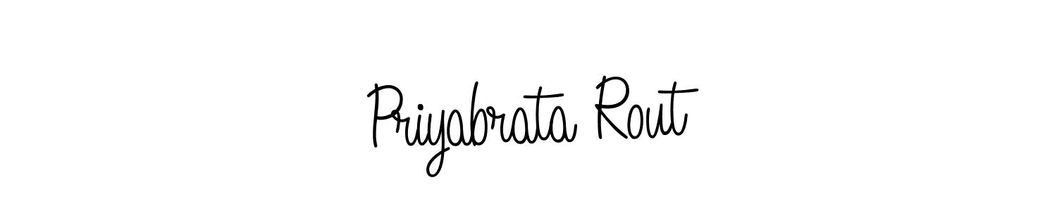 It looks lik you need a new signature style for name Priyabrata Rout. Design unique handwritten (Angelique-Rose-font-FFP) signature with our free signature maker in just a few clicks. Priyabrata Rout signature style 5 images and pictures png