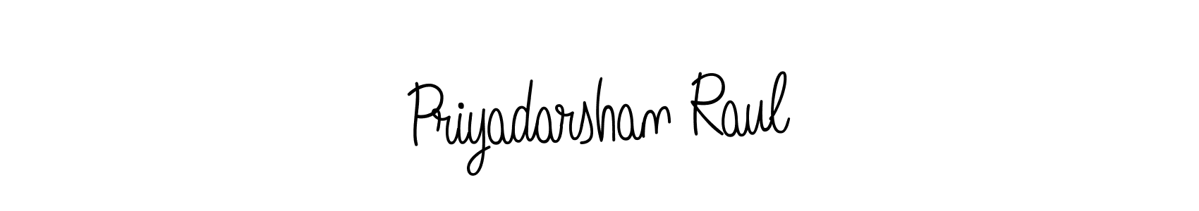 Create a beautiful signature design for name Priyadarshan Raul. With this signature (Angelique-Rose-font-FFP) fonts, you can make a handwritten signature for free. Priyadarshan Raul signature style 5 images and pictures png