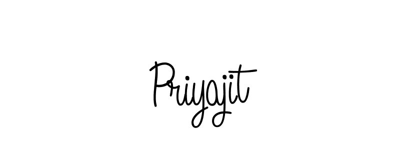 Create a beautiful signature design for name Priyajit. With this signature (Angelique-Rose-font-FFP) fonts, you can make a handwritten signature for free. Priyajit signature style 5 images and pictures png