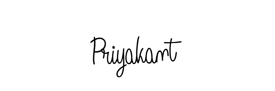 Create a beautiful signature design for name Priyakant. With this signature (Angelique-Rose-font-FFP) fonts, you can make a handwritten signature for free. Priyakant signature style 5 images and pictures png